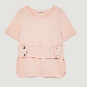 Zara Blush Pink Corset Top